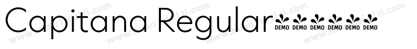 Capitana Regular字体转换